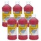 Handy Art Little Masters Washable Tempera Paint, Red, 16 oz., PK6 211-720 - alternate 1